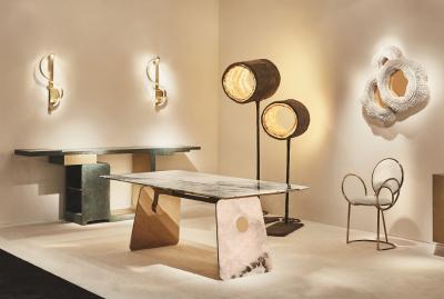 Charles Kalpakian Pair of Cl De Sol Sconces