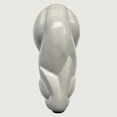 Charles Lemanceau Charles Lemanceau 1905 1980 Art Deco Ceramic reclining Rabbit