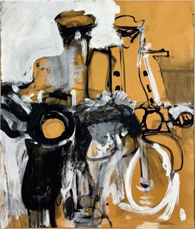 Charles Littler Charles Littler Mixed Media on Paper Painting