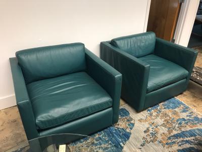 Charles Pfister Charles Pfister lounge chairs pair
