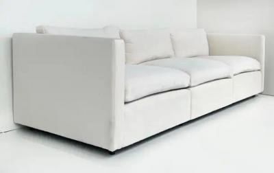 Charles Pfister Vintage Charles Pfister Knoll Studio Upholstered Sofas Two Available