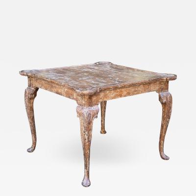 Charles Pollock 18th C Style Charles Pollock for William Switzer Flemish Game Table