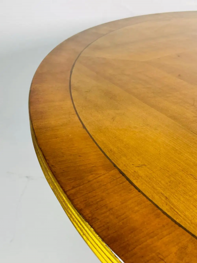 Charles Pollock Charles Pollock for William Switzer Giltwood Center Dining Table