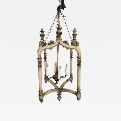 Charles Pollock Charles Pollock for William Switzer Gothic Lantern Pendant Chandelier