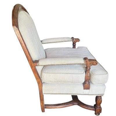Charles Pollock Charles Pollock for William Switzer Louis XIV Occasional Armchair