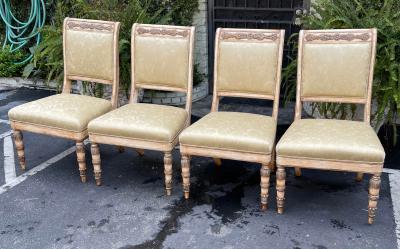 Charles Pollock Charles Pollock for William Switzer Russian Imperial Dining Chairs