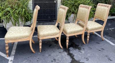 Charles Pollock Charles Pollock for William Switzer Russian Imperial Dining Chairs