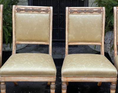 Charles Pollock Charles Pollock for William Switzer Russian Imperial Dining Chairs