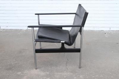 Charles Pollock Pair of Mid Century Modern 657 Lounge by Charles Pollock for Knoll