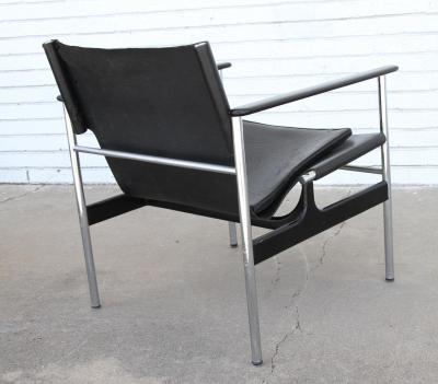 Charles Pollock Pair of Mid Century Modern 657 Lounge by Charles Pollock for Knoll