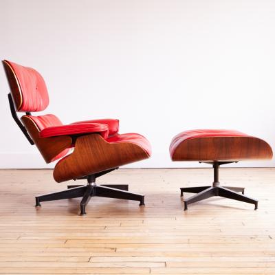 Charles Ray Eames 1960s Eames Lounge Chair and Ottoman 