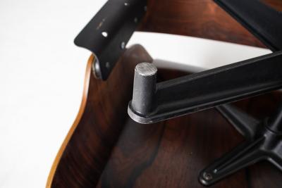 Charles Ray Eames 1st Generation Eames Lounge Chair and Ottoman with Bootglides Avalible