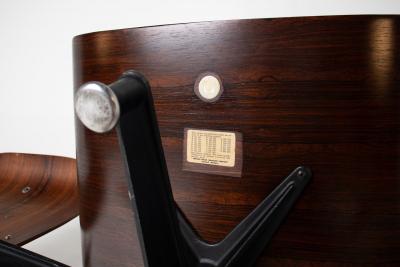 Charles Ray Eames 1st Generation Eames Lounge Chair and Ottoman with Bootglides Avalible