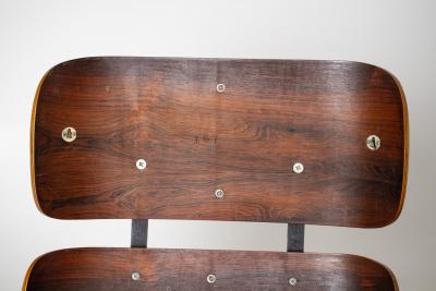 Charles Ray Eames 1st Generation Eames Lounge Chair and Ottoman with Bootglides Avalible
