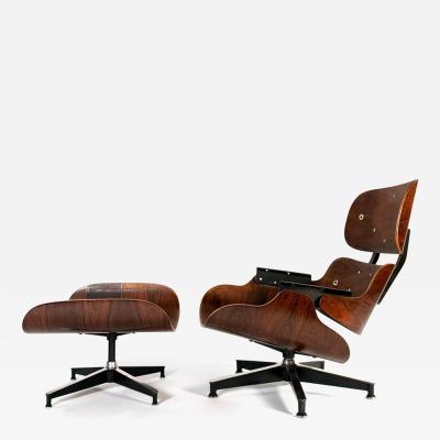 Charles Ray Eames 2nd Generation Rosewood Eames Lounge Chair 670 671 by Herman Miller