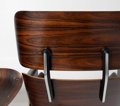 Charles Ray Eames 3rd Generation Eames Lounge Chair and Ottoman in Brazilian Rosewood