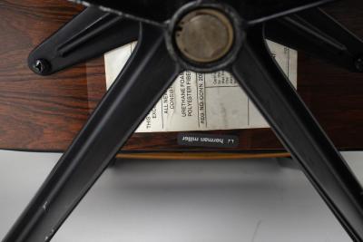 Charles Ray Eames 3rd Generation Eames Lounge Chair in Brazilian Rosewood and New Black Leather