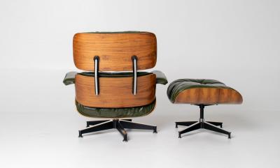 Charles Ray Eames 3rd Generation Eames Lounge Chair in Brazilian Rosewood and New Moss Leather