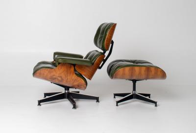 Charles Ray Eames 3rd Generation Eames Lounge Chair in Brazilian Rosewood and New Moss Leather