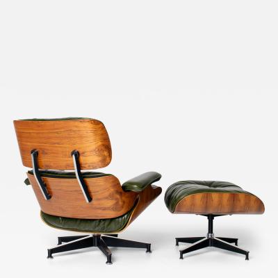 Charles Ray Eames 3rd Generation Eames Lounge Chair in Brazilian Rosewood and New Moss Leather