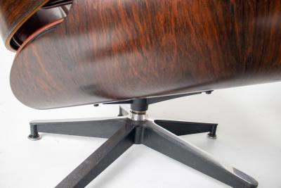 Charles Ray Eames 3rd Generation Eames Lounge Chair in Brazilian Rosewood and Oxblood Leather