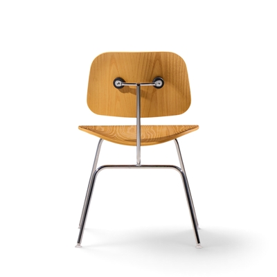 Charles Ray Eames Charles Ray Eames for Herman Miller DCM White Ash Dining Chairs Set of 4