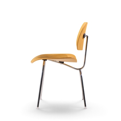 Charles Ray Eames Charles Ray Eames for Herman Miller DCM White Ash Dining Chairs Set of 4