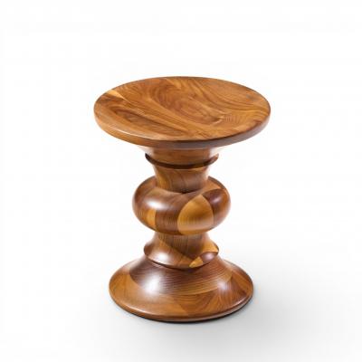 Charles Ray Eames Charles Ray Eames for Herman Miller Mid Century Walnut Time Life Stool
