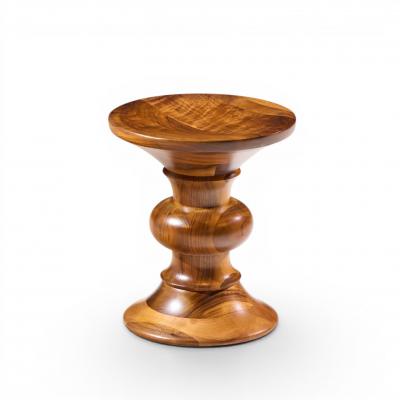 Charles Ray Eames Charles Ray Eames for Herman Miller Mid Century Walnut Time Life Stool