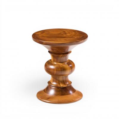 Charles Ray Eames Charles Ray Eames for Herman Miller Mid Century Walnut Time Life Stool