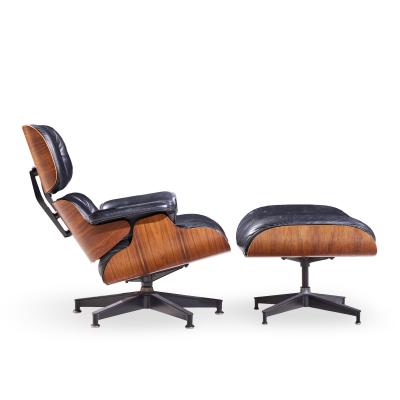 Charles Ray Eames Charles and Ray Eames for Herman Miller Mid Century Lounge Chair and Ottoman