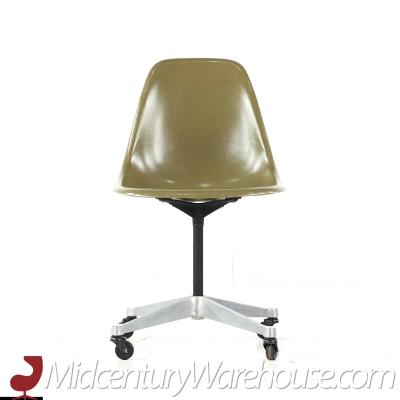 Charles Ray Eames Charles and Ray Eames for Herman Miller Mid Century Wheeled Shell Chair