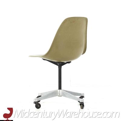 Charles Ray Eames Charles and Ray Eames for Herman Miller Mid Century Wheeled Shell Chair