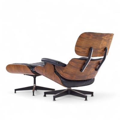 Charles Ray Eames Charles and Ray Eames for Herman Miller Rosewood Lounge Chair with Ottoman