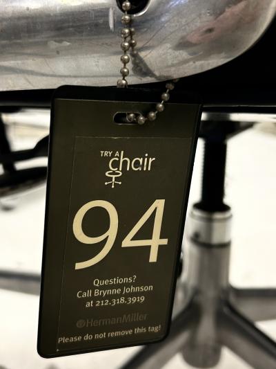 Charles Ray Eames Eames Black Leather Time Life Chair by Herman Miller 1980s USA