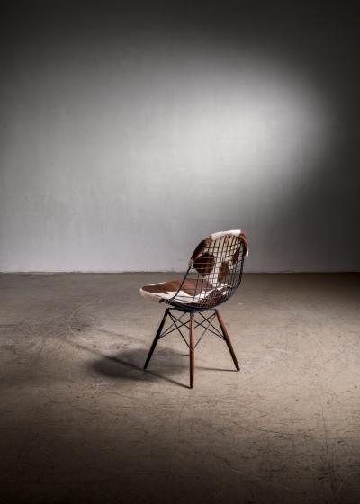 Charles Ray Eames Eames DKW chair with cowhide bikini upholstery