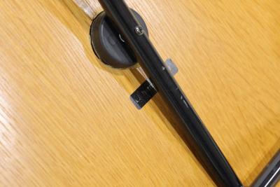 Charles Ray Eames Eames Herman Miller DCM Chairs in Calico Ash and Black Frames