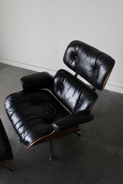 Charles Ray Eames Eames Leather Lounge Chair by Charles Ray Eames for Herman Miller