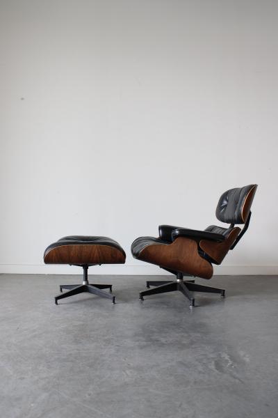 Charles Ray Eames Eames Leather Lounge Chair by Charles Ray Eames for Herman Miller