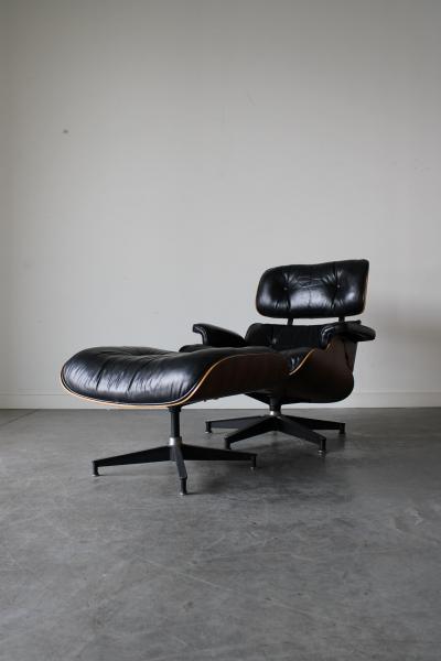 Charles Ray Eames Eames Leather Lounge Chair by Charles Ray Eames for Herman Miller