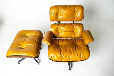 Charles Ray Eames Eames Lounge Chair Ottoman 3rd Generation in Brazilian Rosewood