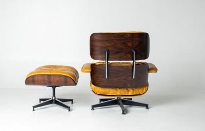Charles Ray Eames Eames Lounge Chair Ottoman 3rd Generation in Brazilian Rosewood