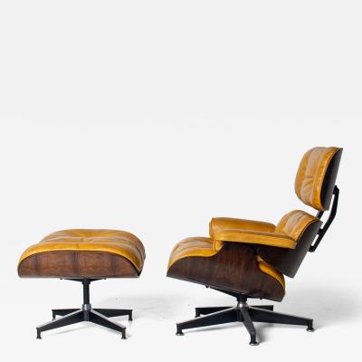 Charles Ray Eames Eames Lounge Chair Ottoman 3rd Generation in Brazilian Rosewood