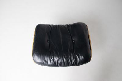 Charles Ray Eames Eames Lounge Chair Ottoman in Walnut by Herman Miller