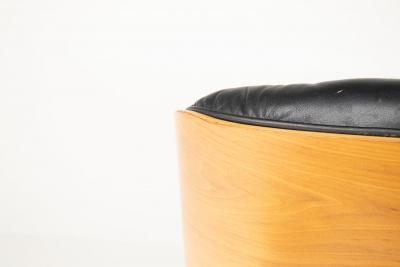 Charles Ray Eames Eames Lounge Chair Ottoman in Walnut by Herman Miller