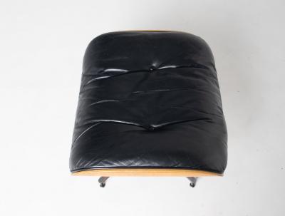 Charles Ray Eames Eames Lounge Chair Ottoman in Walnut by Herman Miller