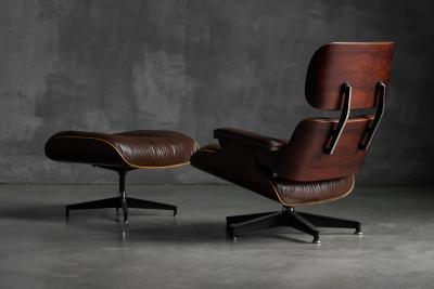 Charles Ray Eames Eames Lounge Chair with Ottoman for Herman Miller United States 1970s