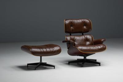 Charles Ray Eames Eames Lounge Chair with Ottoman for Herman Miller United States 1970s