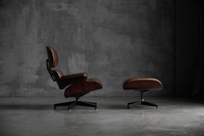 Charles Ray Eames Eames Lounge Chair with Ottoman for Herman Miller United States 1970s