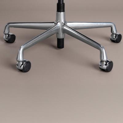 Charles Ray Eames Eames Soft Pad Management Chair by Herman Miller in Chocolate Brown Leather